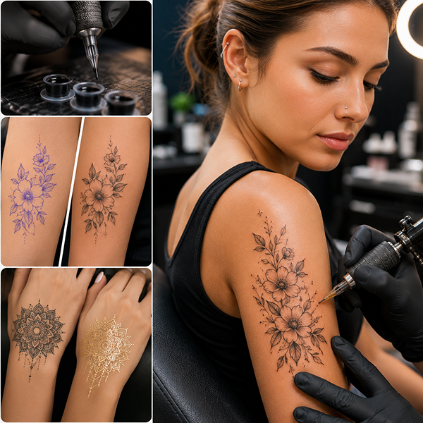Permanent and Temporary Skin Tattoos
